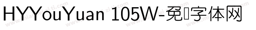 HYYouYuan 105W字体转换